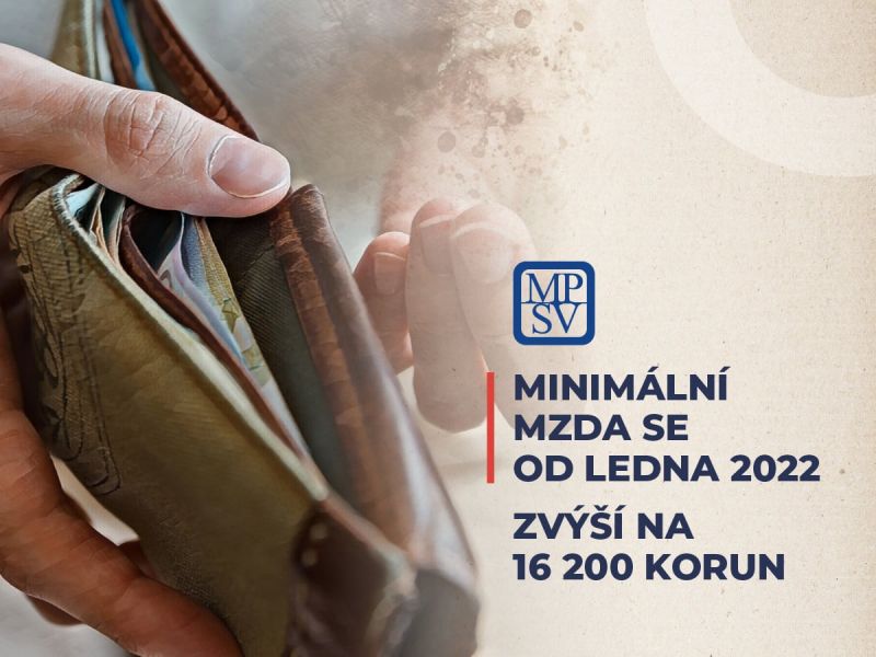 Změna záloh pro OSVČ a navýšení minimální mzdy v roce 2022